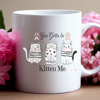 Tasse à café drôles de chats, Cadeau pour amoureux de chats
