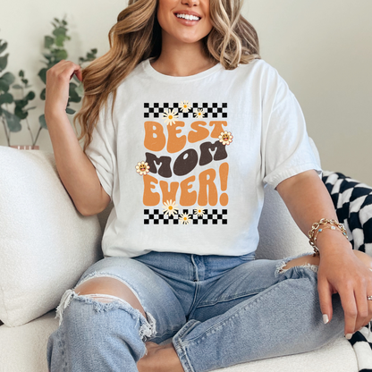 Retro t-shirt for mom, Best Mom Ever.
