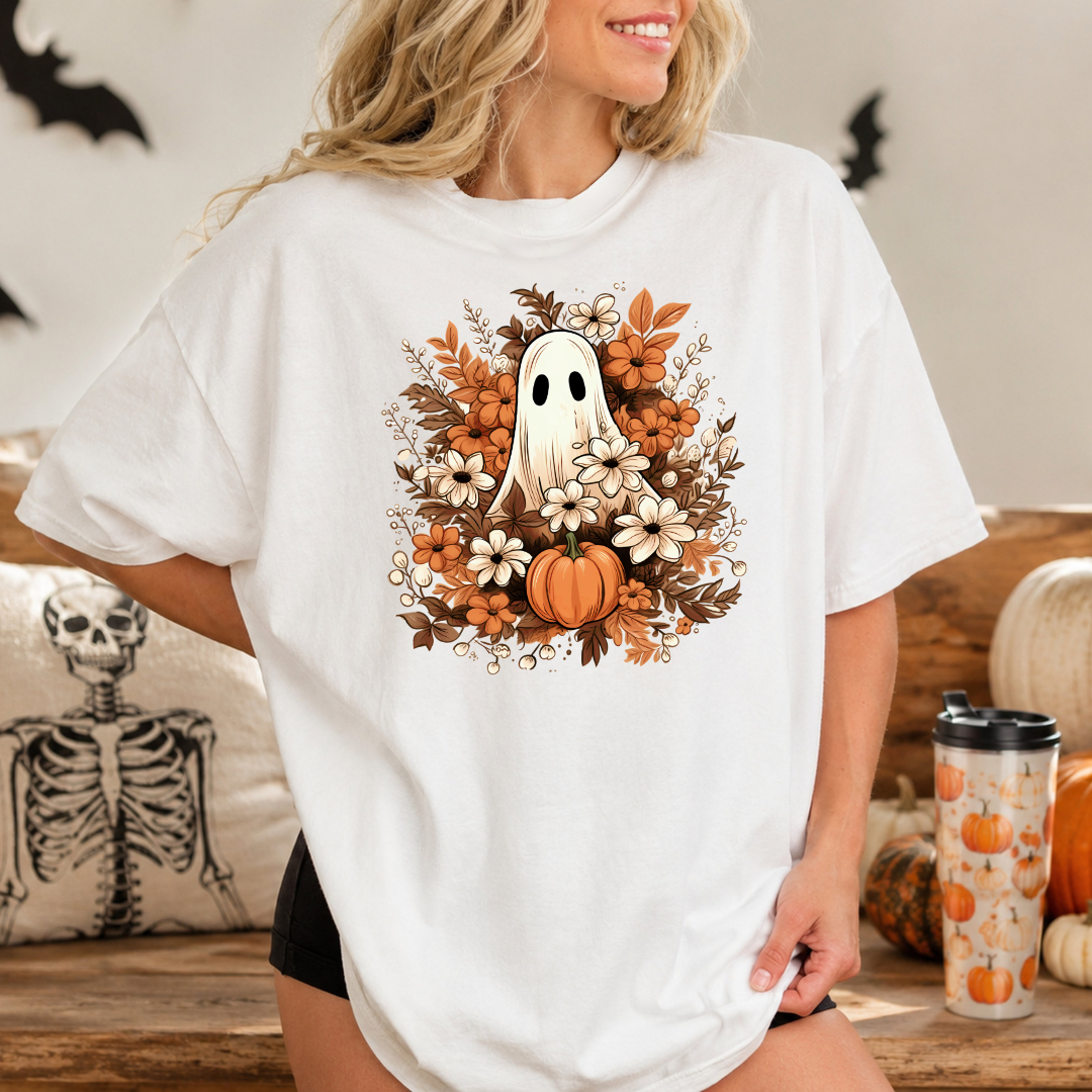 Fall Ghost Halloween T-Shirt