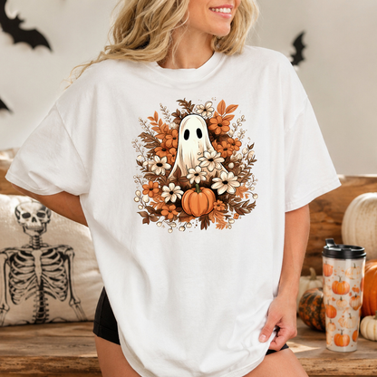 Fall Ghost Halloween T-Shirt