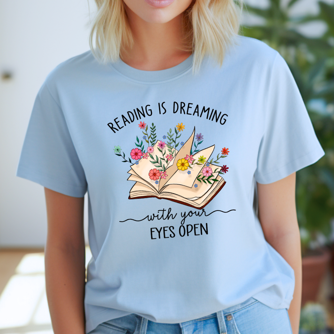 Reading t-shirt, Book's lover Tee, Book T-shirt