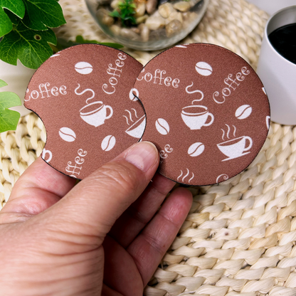 Sous-verres pour auto jolies tasses à  café, Cadeau pour amateur de café