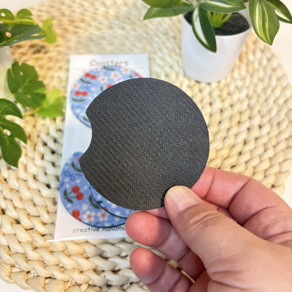 Cherry Car Coasters - Set of 2