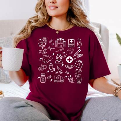 T-shirt pour travailleur de la santé, Chandail pour infirmière, Cadeau personnel médical