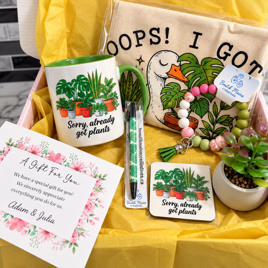 Boîte cadeau pour amoureux des plantes | Plant Lover Gift Box