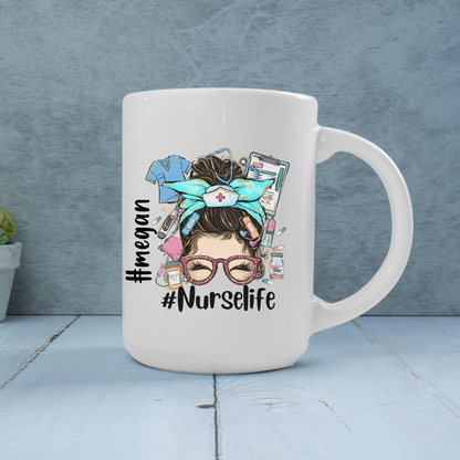 Tasse à café personnalisable pour infirmièreCadeau nouvelle diplômée, Tasse retraitée infirmière, Cadeau pour amie infirmière
