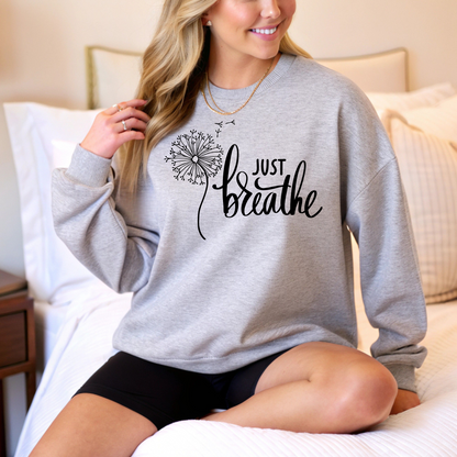 Sweatshirt de Méditation, Chandail Positif et Inspirant pour le Yoga et le Bien-être Mental