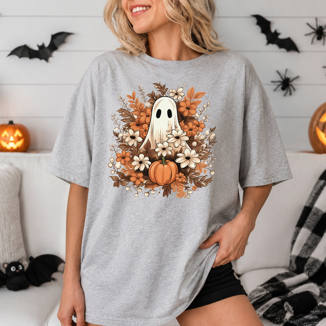Fall Ghost Halloween T-Shirt