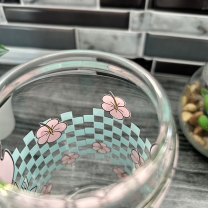 Verre à café glacé summer vibes, Tasse libbey d'été, cadeau pour amoureux de la saison estivale