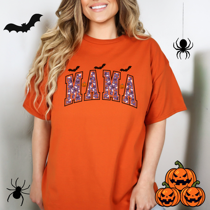 Retro Halloween Mama T-shirt