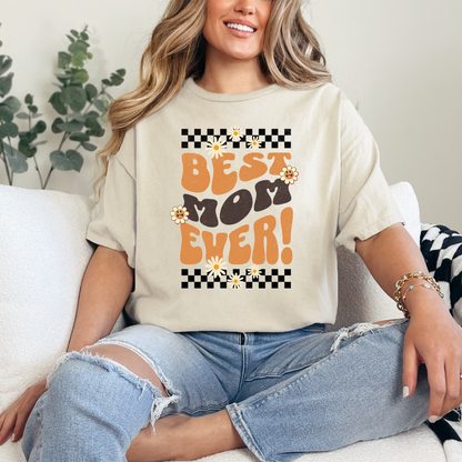 Retro t-shirt for mom, Best Mom Ever.