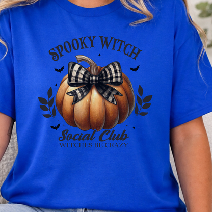 T-shirt Coquette Citrouille Halloween | Spooky Social Club