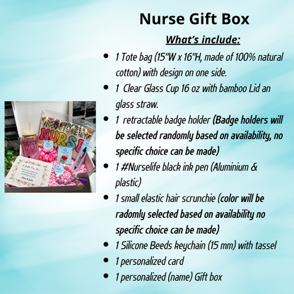 Coffret cadeau pour infirmière | Cadeau nouvelle diplômée ou étudiante infirmière