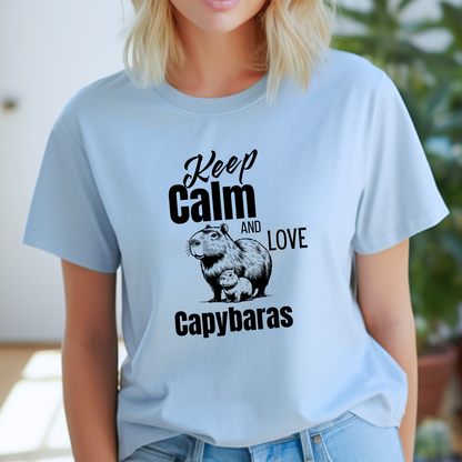 Mignons T-shirt Capybaras, cadeau pour amoureux des capybaras