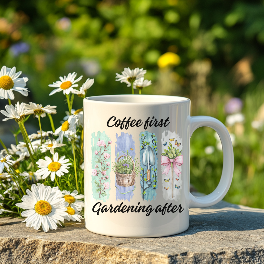Tasse céramique inspirée du jardin, design doux et printanier
