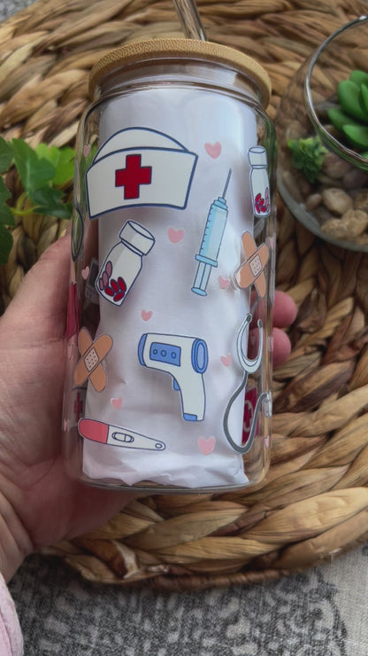 Verre à café glacé nurselife pour infirmière